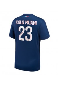 Paris Saint-Germain Randal Kolo Muani #23 Voetbaltruitje Thuis tenue 2024-25 Korte Mouw